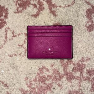 Kate Spade Fuchsia Card Holder